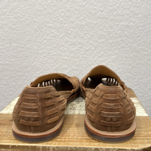 Nisolo Huarache Leather Sandals Tobacco Size 12.5 - Picture 9 of 12
